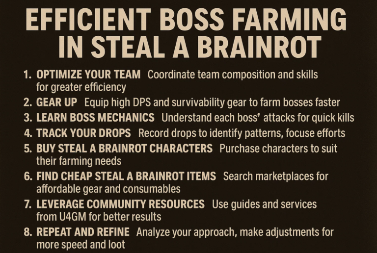 Steal a Brainrot Boss Farming Guide: 8 Steps for Fast Loot