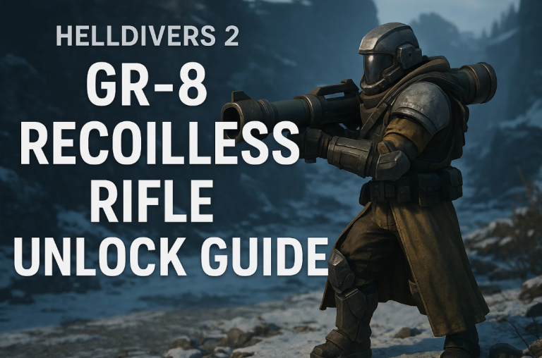 GR-8 Recoilless Rifle Unlock Guide in Helldivers 2