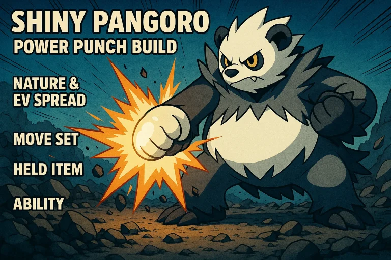 Shiny Pangoro Power Punch Build in Pokémon Legends: Z-A