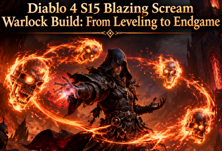 Diablo 4 S15 Blazing Scream Warlock Build: From Leveling to Endgame